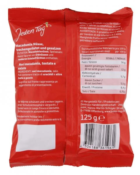 Jeden Tag Macadamia-Nüsse 4 Jeden Tag Macadamia-Nüsse – Bild 2