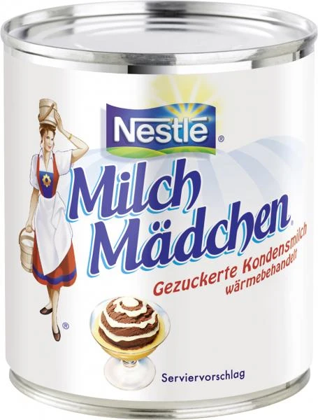 Nestlé® Nestlé Milchmädchen Gezuckerte Kondensmilch 3 Nestlé® Nestlé Milchmädchen Gezuckerte Kondensmilch