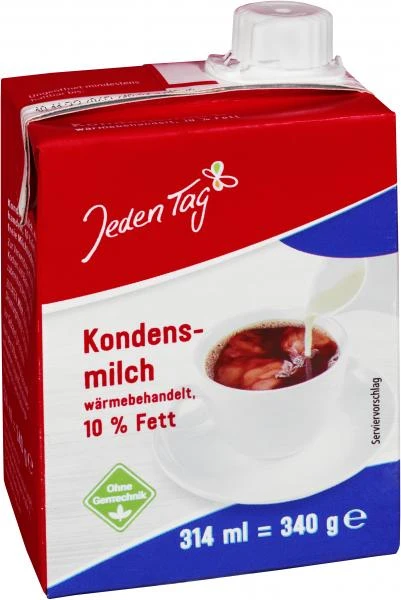 Jeden Tag Kondensmilch 10% 3 Jeden Tag Kondensmilch 10%