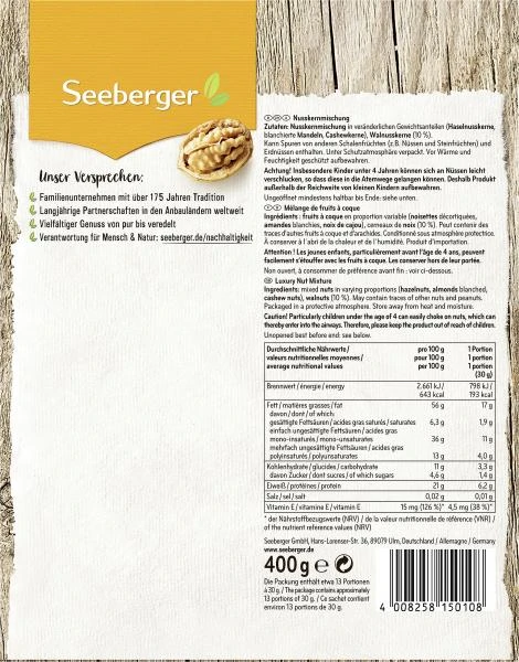 Seeberger Nusskernmischung 4 Seeberger Nusskernmischung – Bild 2
