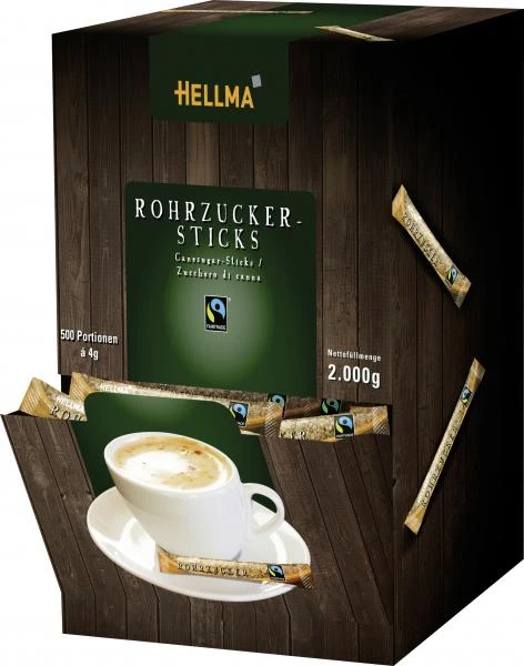 Hellma Rohrzucker-Sticks 3 Hellma Rohrzucker-Sticks