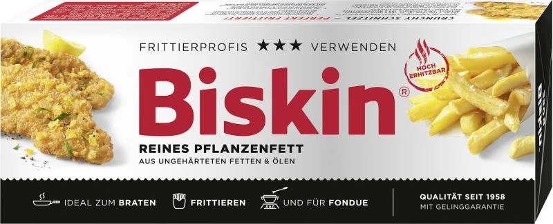 Biskin Reines Pflanzenfett 3 Biskin Reines Pflanzenfett