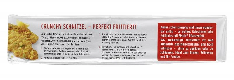 Biskin Reines Pflanzenfett 4 Biskin Reines Pflanzenfett – Bild 2