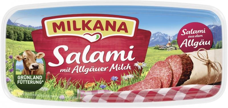 Milkana Schmelzkäse Salami 3 Milkana Schmelzkäse Salami