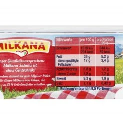 Milkana Schmelzkäse Salami 7 Milkana Schmelzkäse Salami -Bonne Maman shop 4503040105 4045357010698 03