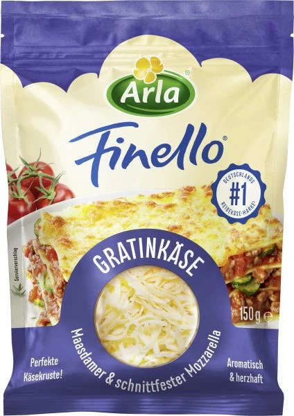 Arla Finello Gratinkäse Gerieben 3 Arla Finello Gratinkäse Gerieben