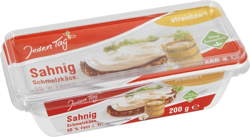 Jeden Tag Schmelzkäse Sahne 3 Jeden Tag Schmelzkäse Sahne