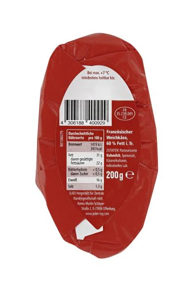 Jeden Tag Weichkäse Natur 4 Jeden Tag Weichkäse Natur – Bild 2