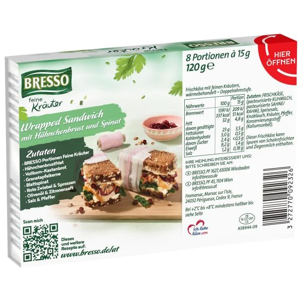 Bresso Portionen Feine Kräuter 4 Bresso Portionen Feine Kräuter – Bild 2