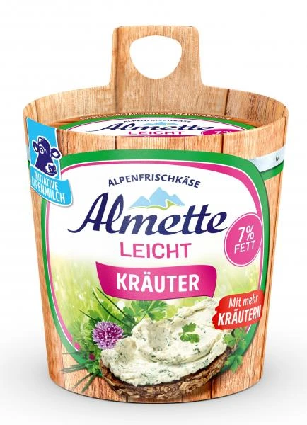 Almette Alpenfrischkäse Kräuter 7% Fett 3 Almette Alpenfrischkäse Kräuter 7% Fett