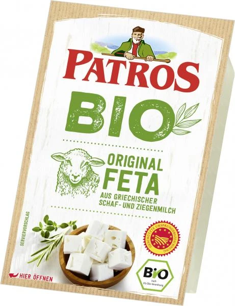 Patros Bio Feta Natur 3 Patros Bio Feta Natur