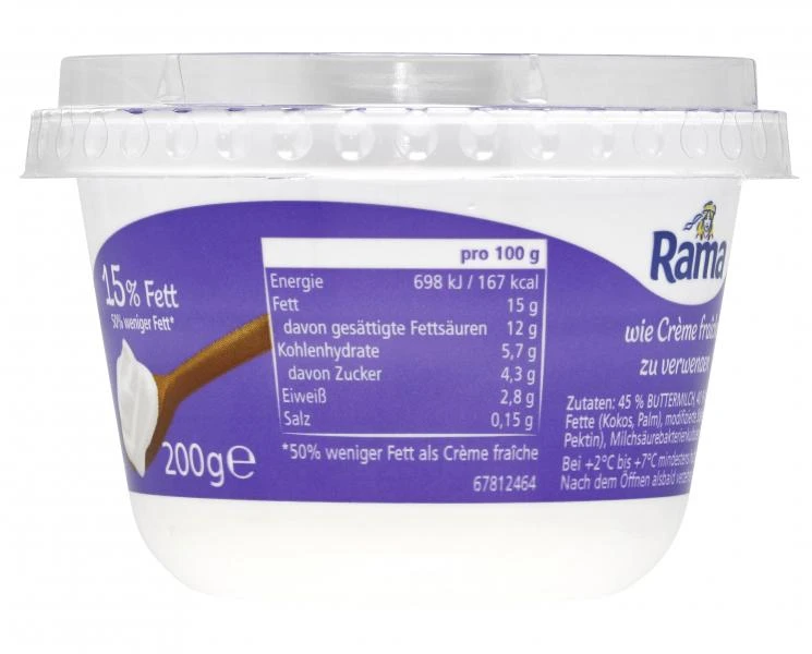 Rama Cremefine Zum Verfeinern 4 Rama Cremefine Zum Verfeinern - Image 2