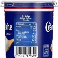 Dr. Oetker Crème Fraîche Classic -Bonne Maman shop 4503060176 4000521579005 02