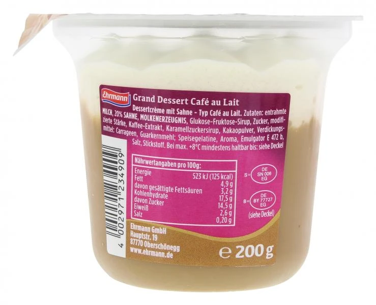 Ehrmann Grand Dessert Café Au Lait 4 Ehrmann Grand Dessert Café Au Lait – Bild 2