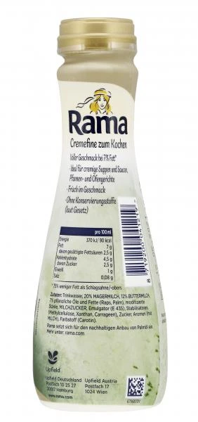 Rama Cremefine Zum Kochen 7% 4 Rama Cremefine Zum Kochen 7% – Bild 2