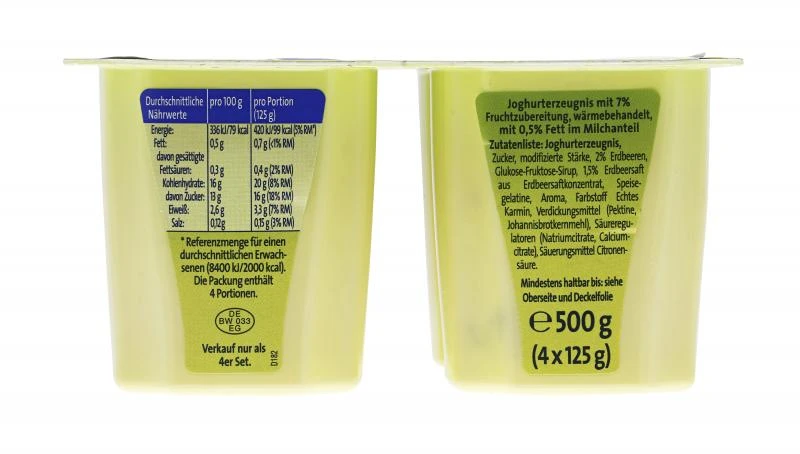 Fruttis Joghurt Erdbeere 4 Fruttis Joghurt Erdbeere – Bild 2