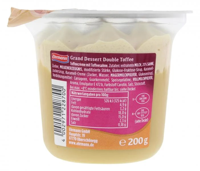 Ehrmann Grand Dessert Double Toffee 4 Ehrmann Grand Dessert Double Toffee – Bild 2