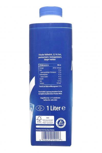 Weihenstephan Frische Milch 3,5% 5 Weihenstephan Frische Milch 3,5% – Bild 3