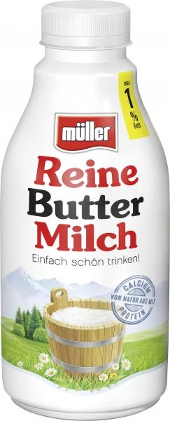 Mueller Müller Reine Buttermilch 1% 3 Mueller Müller Reine Buttermilch 1%