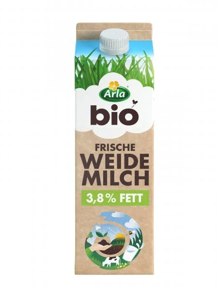 Arla Bio Frische Weidemilch 3,8% Fett 3 Arla Bio Frische Weidemilch 3,8% Fett