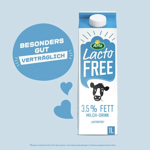 Arla Lacto Free Laktosefreie Milch 3,5% 4 Arla Lacto Free Laktosefreie Milch 3,5% – Bild 2