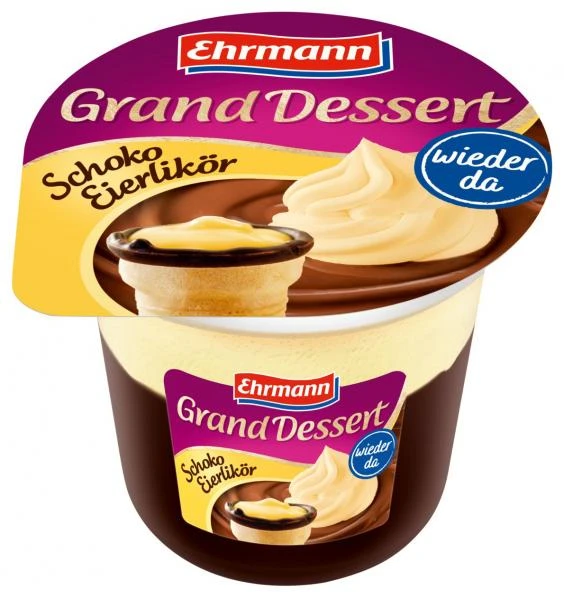 Ehrmann Grand Dessert Schoko Eierlikör 3 Ehrmann Grand Dessert Schoko Eierlikör