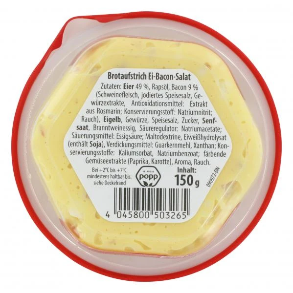 Popp Brotaufstrich Ei-Bacon-Salat 5 Popp Brotaufstrich Ei-Bacon-Salat – Bild 3