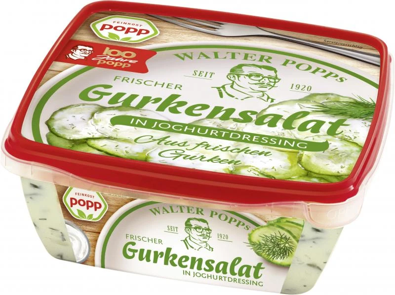 Popp Gurkensalat In Joghurtdressing