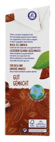 Alpro Sojadrink Schokolade UHT Vegan 4 Alpro Sojadrink Schokolade UHT Vegan – Bild 2