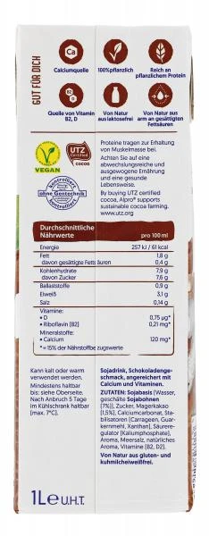 Alpro Sojadrink Schokolade UHT Vegan 5 Alpro Sojadrink Schokolade UHT Vegan – Bild 3