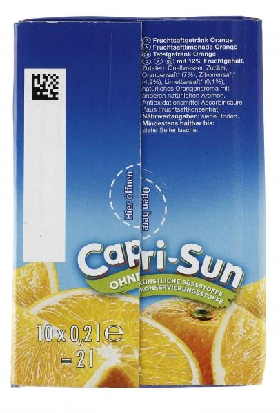 Capri-Sun Orange 4 Capri-Sun Orange – Bild 2