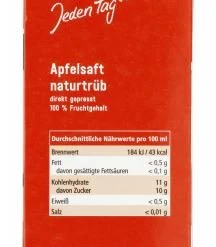 Jeden Tag Apfelsaft Naturtrüb 7 Jeden Tag Apfelsaft Naturtrüb -Bonne Maman shop 4504030260 4306188063476 03