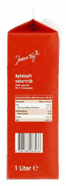Jeden Tag Apfelsaft Naturtrüb 5 Jeden Tag Apfelsaft Naturtrüb – Bild 3