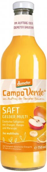 Campo Verde Demeter Saft Gelber Multi 3 Campo Verde Demeter Saft Gelber Multi