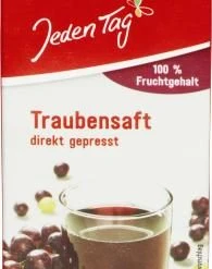 Jeden Tag Traubensaft