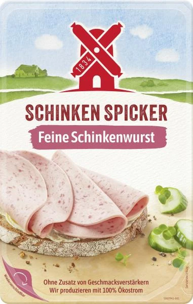 Rügenwalder Mühle Schinken Spicker Feine Schinkenwurst 3 Rügenwalder Mühle Schinken Spicker Feine Schinkenwurst