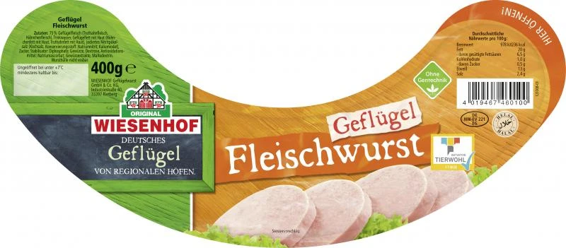 Wiesenhof Geflügel-Fleischwurst 3 Wiesenhof Geflügel-Fleischwurst