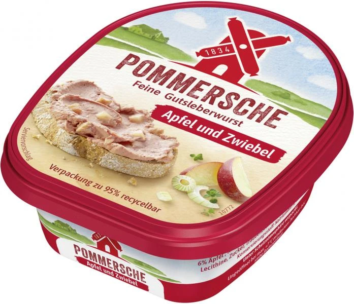 Rügenwalder Mühle Pommersche Apfel Und Zwiebel 3 Rügenwalder Mühle Pommersche Apfel Und Zwiebel