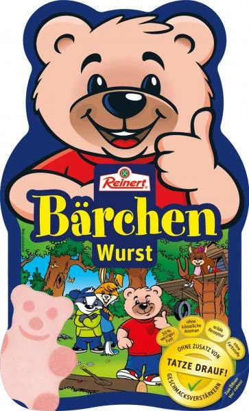 Reinert Bärchen-Wurst Mortadella 3 Reinert Bärchen-Wurst Mortadella
