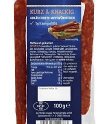 Küstengold Kurz & Knackig Geräucherte Mettwürstchen