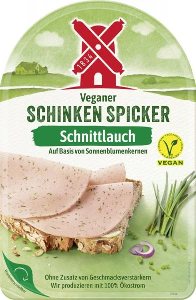 Rügenwalder Mühle Veganer Schinken Spicker Schnittlauch 3 Rügenwalder Mühle Veganer Schinken Spicker Schnittlauch