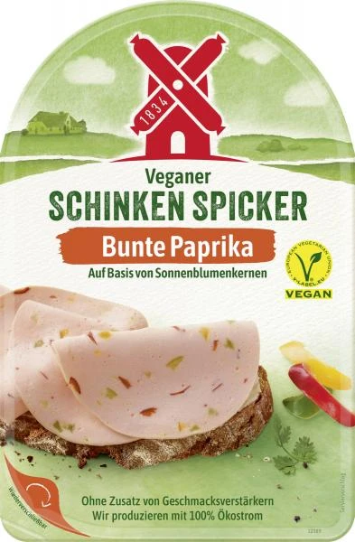 Rügenwalder Mühle Veganer Schinken Spicker Mit Bunter Paprika 3 Rügenwalder Mühle Veganer Schinken Spicker Mit Bunter Paprika