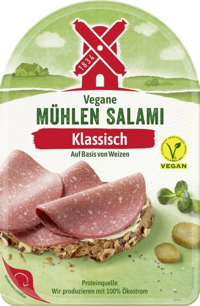 Rügenwalder Mühle Vegane Mühlen Salami Klassisch 3 Rügenwalder Mühle Vegane Mühlen Salami Klassisch